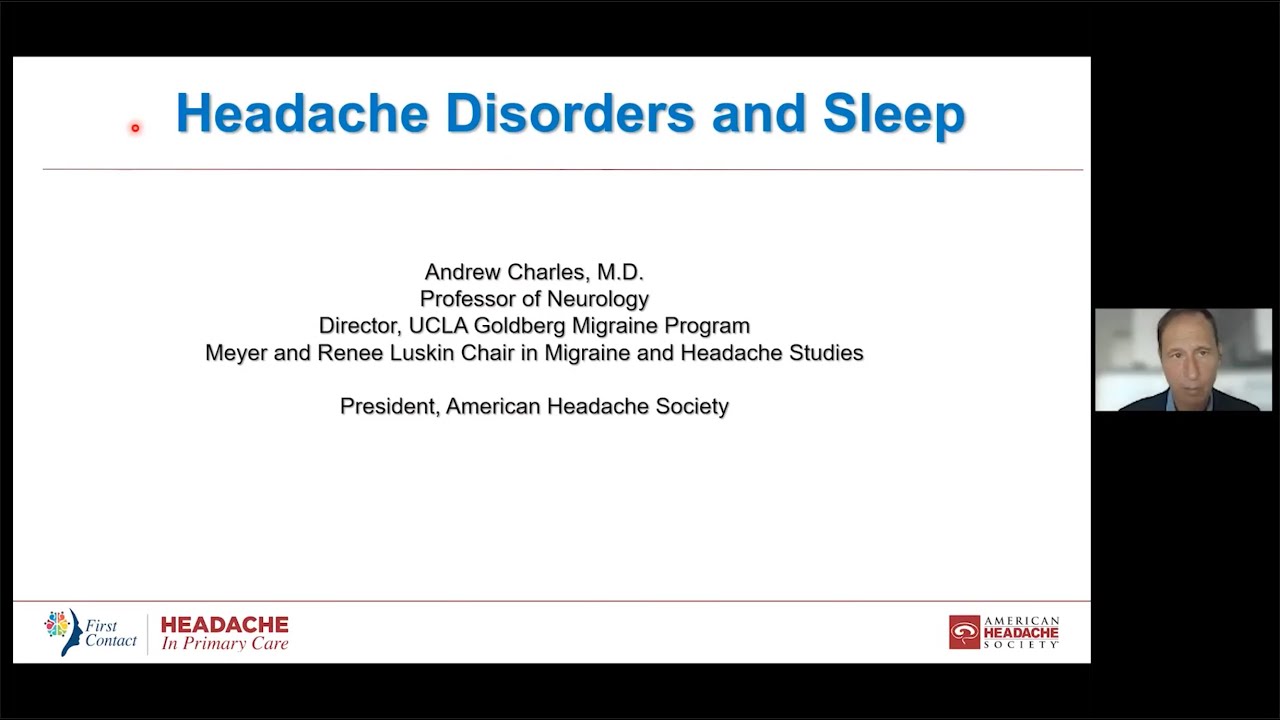 AHS First Contact - Migraine and Sleep Webinar