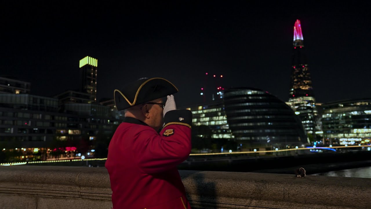 (Rtd) Sgt Maj Colin Thackery performs &ldquo;I Vow To Thee My Country&rdquo; on Tower Bridge | VE Day 80