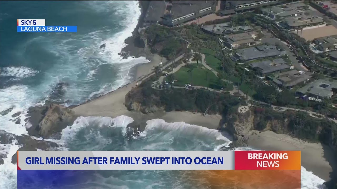 Girl missing after family swept into ocean in SoCal