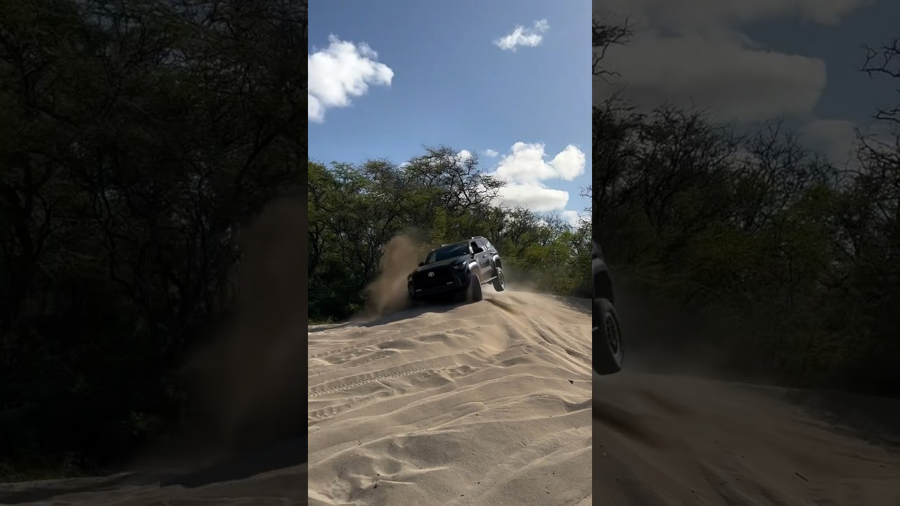 Just a 6th Gen and some sand 😳😂 #toyota #4runner #6thgen4runner