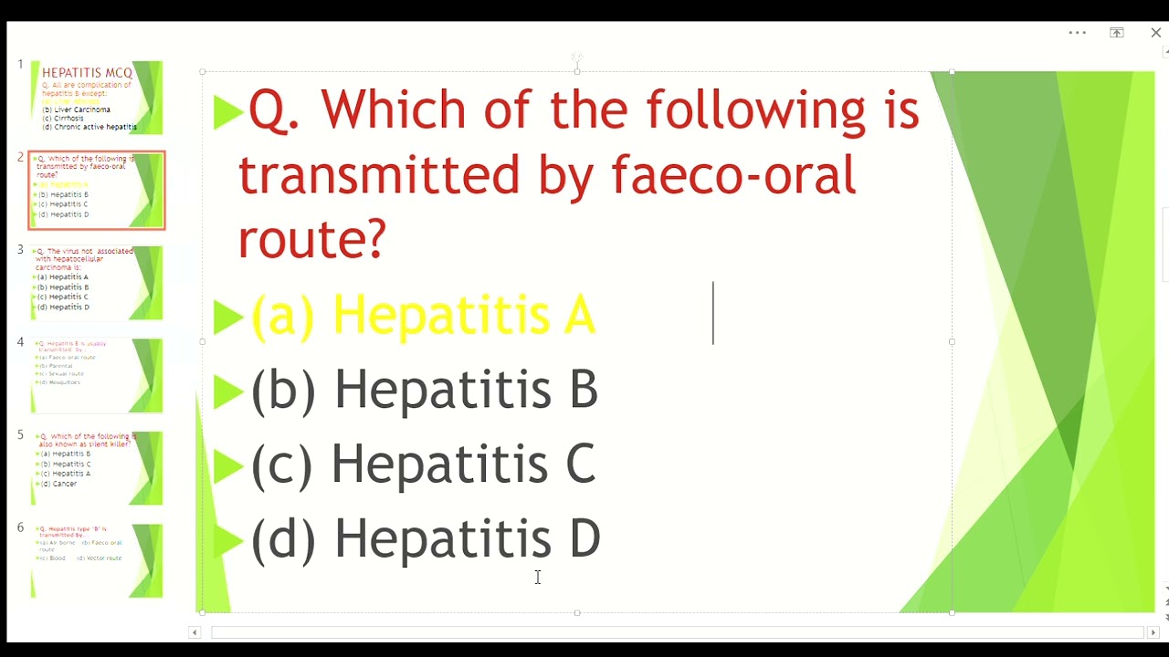 HEPATITIS MCQ_Live_class_sanjay_sir_daily_discussion