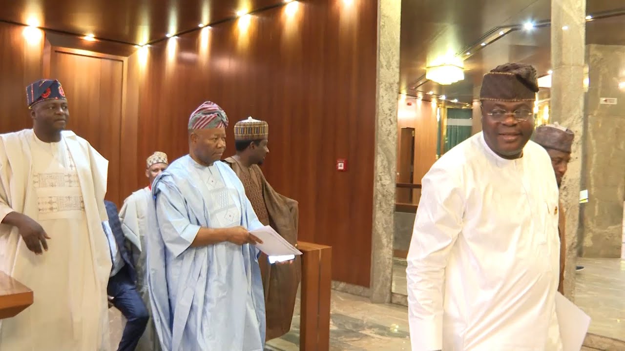 Akpabio, Uzodinma, APC Chiefs In Secretive Villa Meeting With Tinubu