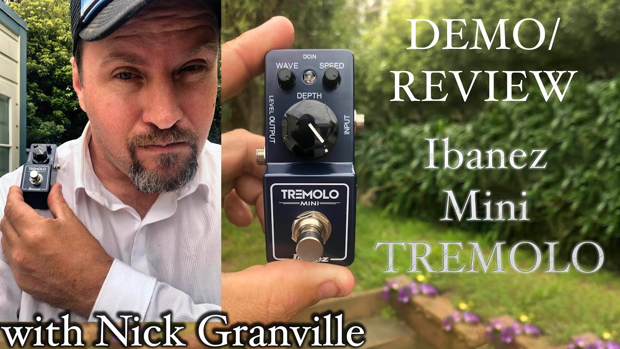 Ibanez Tremolo MINI Pedal - Demo / Review 2020