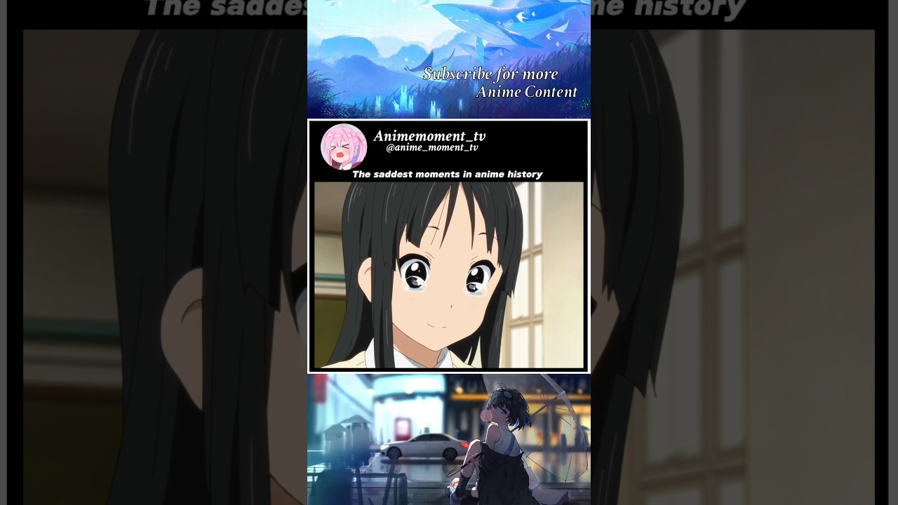 The saddest moments in anime history 😭 | K-On! | #anime #animelover #animesad