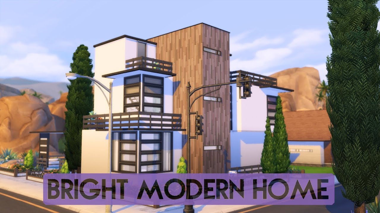 Sims 4 | House Building | Bright Modern Home