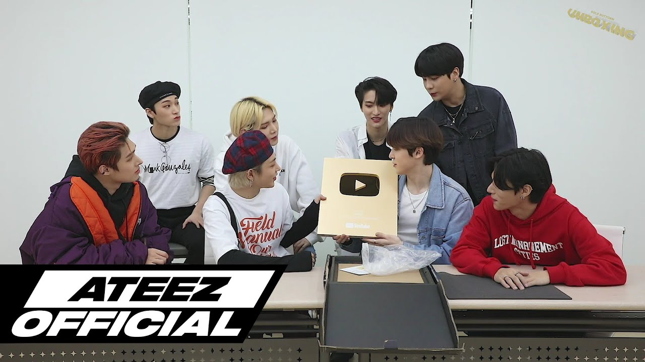 ATEEZ(에이티즈) 골드버튼 언박싱 (Gold Button Unboxing)