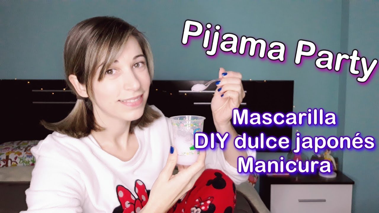 ASMR Español . Roleplay Fiesta de Pijamas . Party . Mascarilla facial . DIY dulce japonés . Manicura