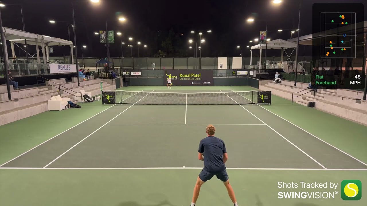 Carl Overbeck (UTR 13.81) vs. Jordan Chiu (UTR 12) - 4K 60 fps