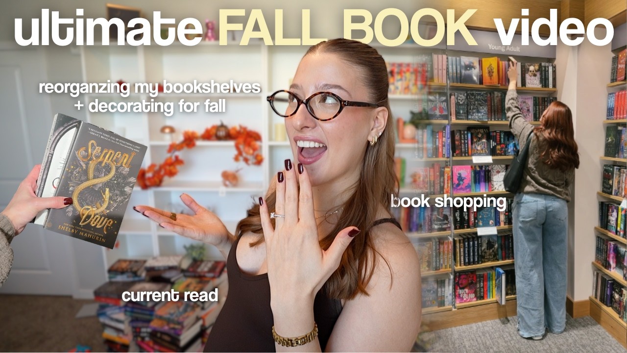 ЛУЧШЕЕ ВИДЕО О КНИГАХ ЭТОЙ ОСЕННИХ ЛИТЕРАТУР 🍂 Реорганизация моих книжных полок, покупка книг, их...