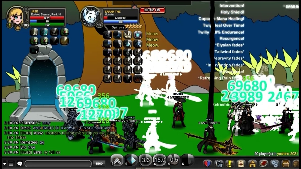 AQW Killing Sarah the Nerfkitten