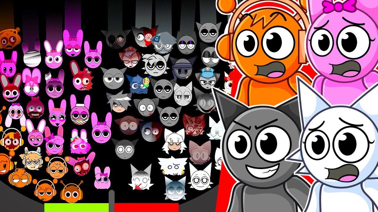 Sprunki Squad Reacts to OREN & PINKI vs GRAY & WENDA (Marble Race)
