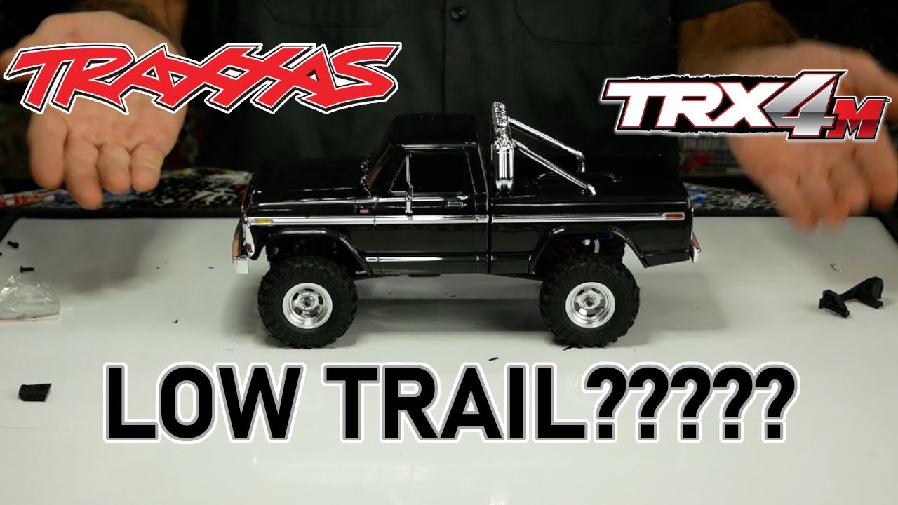 TRAXXAS TRX4m F-150 HIGH TRAIL RTR: ПЕРЕОБОРУДОВАНИЕ ДЛЯ НИЗКОГО КОЛЕСА