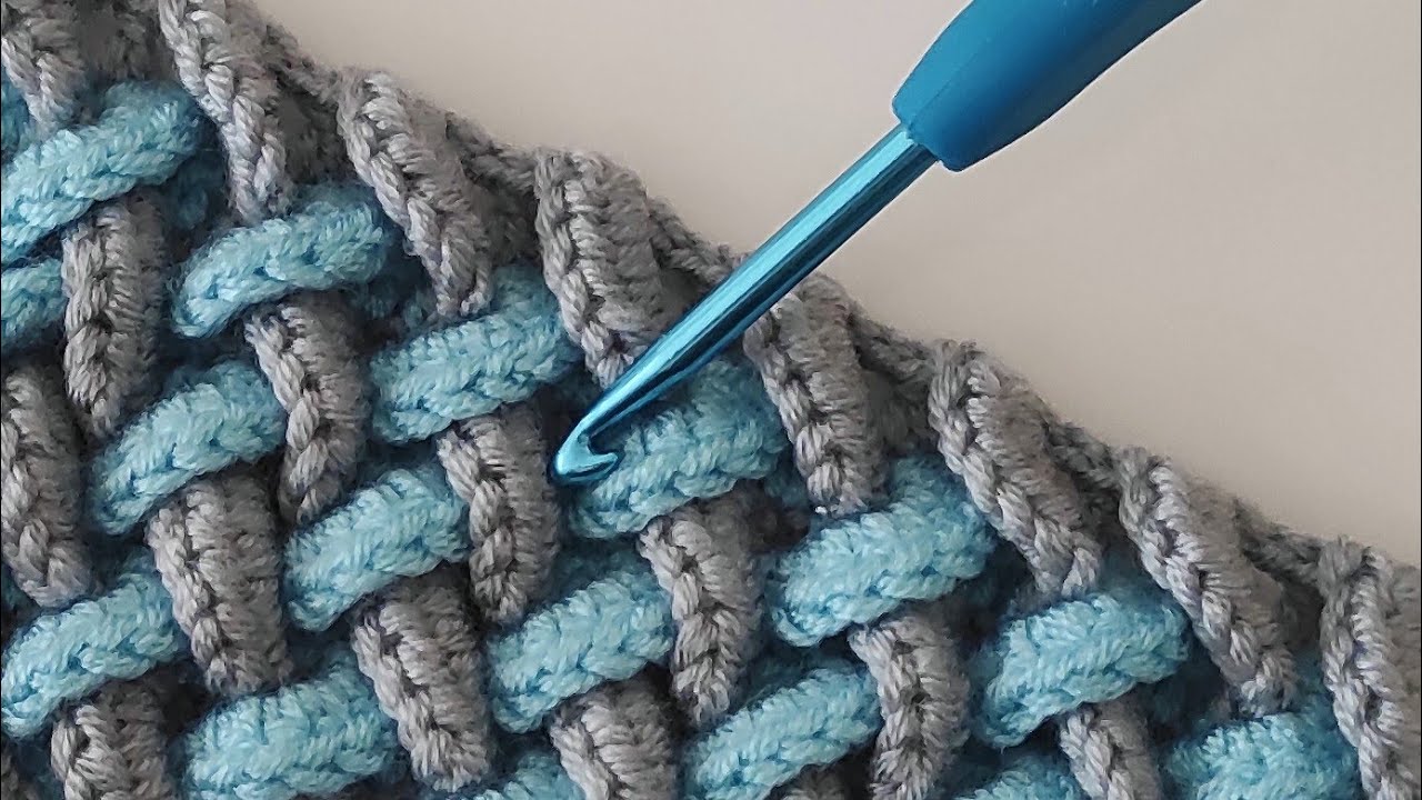 Вязаное крючком детское одеяло для начинающих ~ Trend 3D Crochet Knitting Pattern Pattern