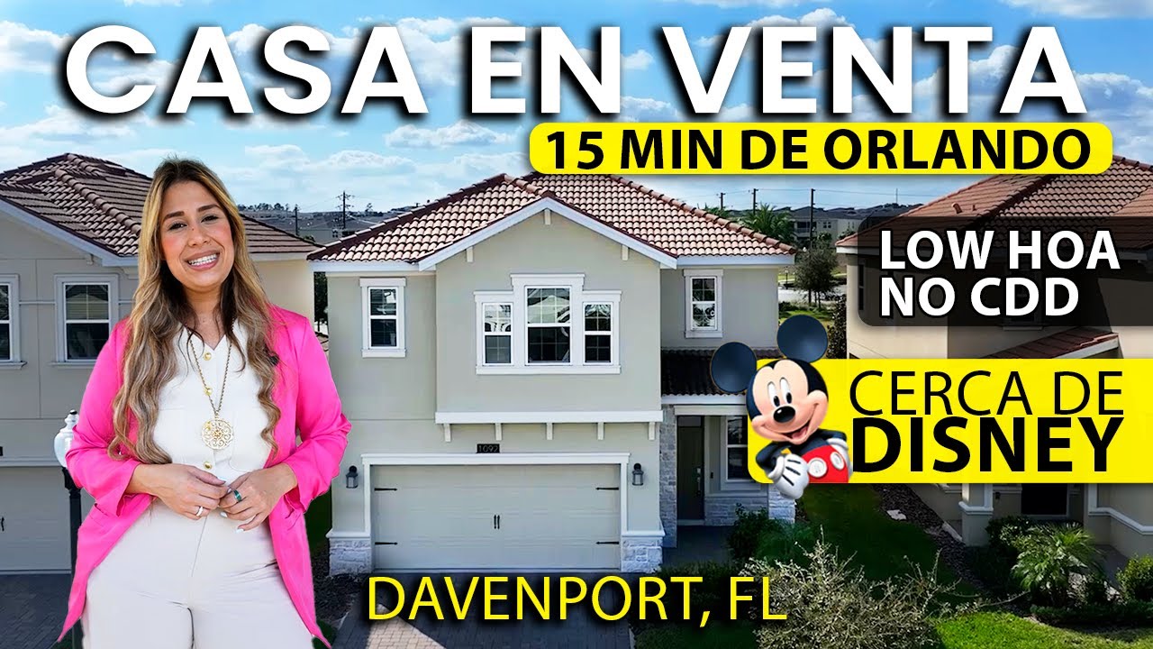 Casa en venta comunidad estilo Resort | en Davenport Florida cerca de Disney y Orlando