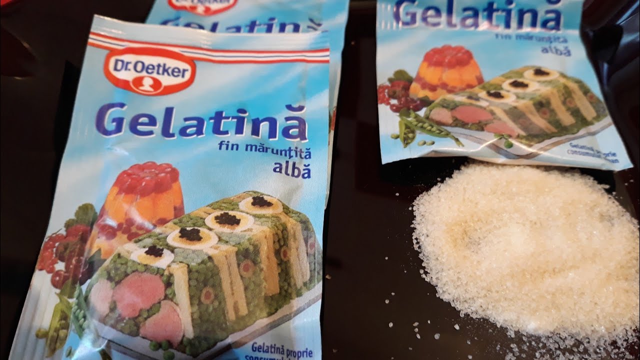 Cum folosim gelatina fin alb măruntita | Retete Simple | Ralu Demsa