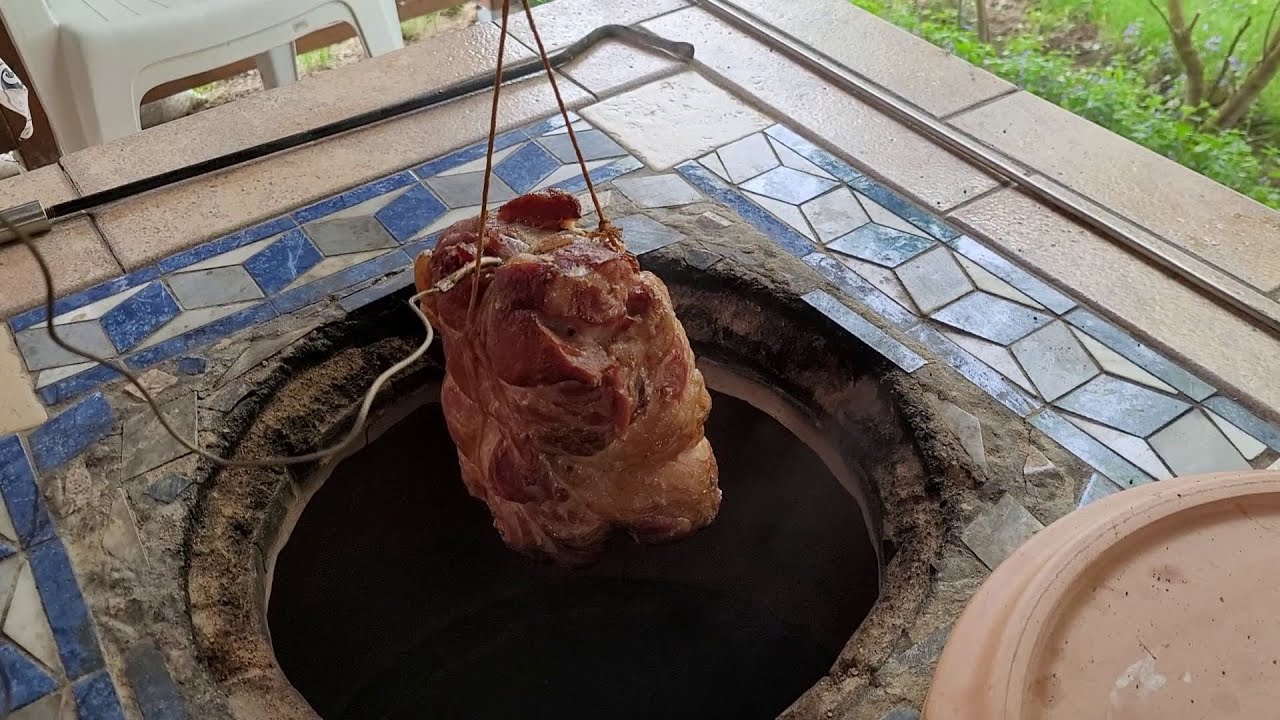 Мясо горячего копчения в тандыре
