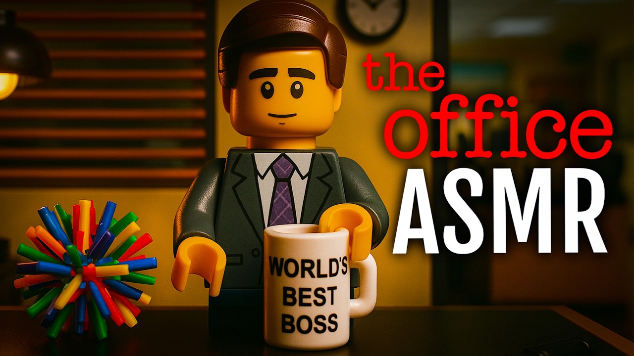 ASMR en Español | Armando LEGO de The Office 👨‍💼📄 (Susurros, Unboxing, Tapping & más sonidos)