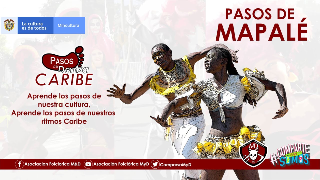 Pasos de Mapale - Pasos de Danza Caribe - #ComparteLoQueSomos