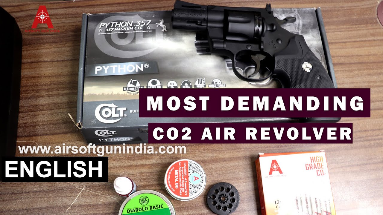 MOST DEMANDING CO2 AIR REVOLVER IN INDIA | AIRSOFT GUN INDIA ENGLISH