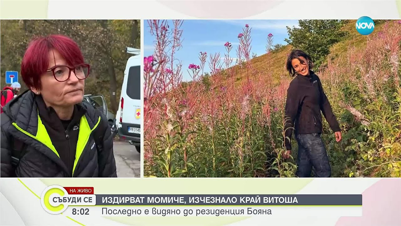 Продължава издирването на 20-годишното момиче, изчезнало на Витоша