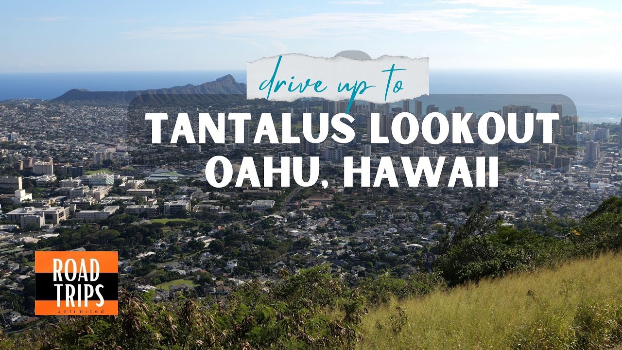 Tantalus Lookout &bull; GoPro Driving 4K &bull; Drive Up To The  Lookout &bull; Oahu, Hawaii