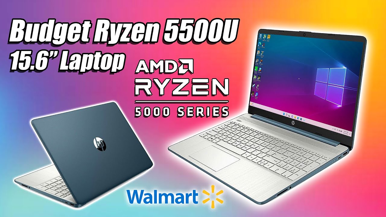 Недорогой 15,6-дюймовый ноутбук Ryzen 5 5500U из Walmart! Обзор HP 15wm
