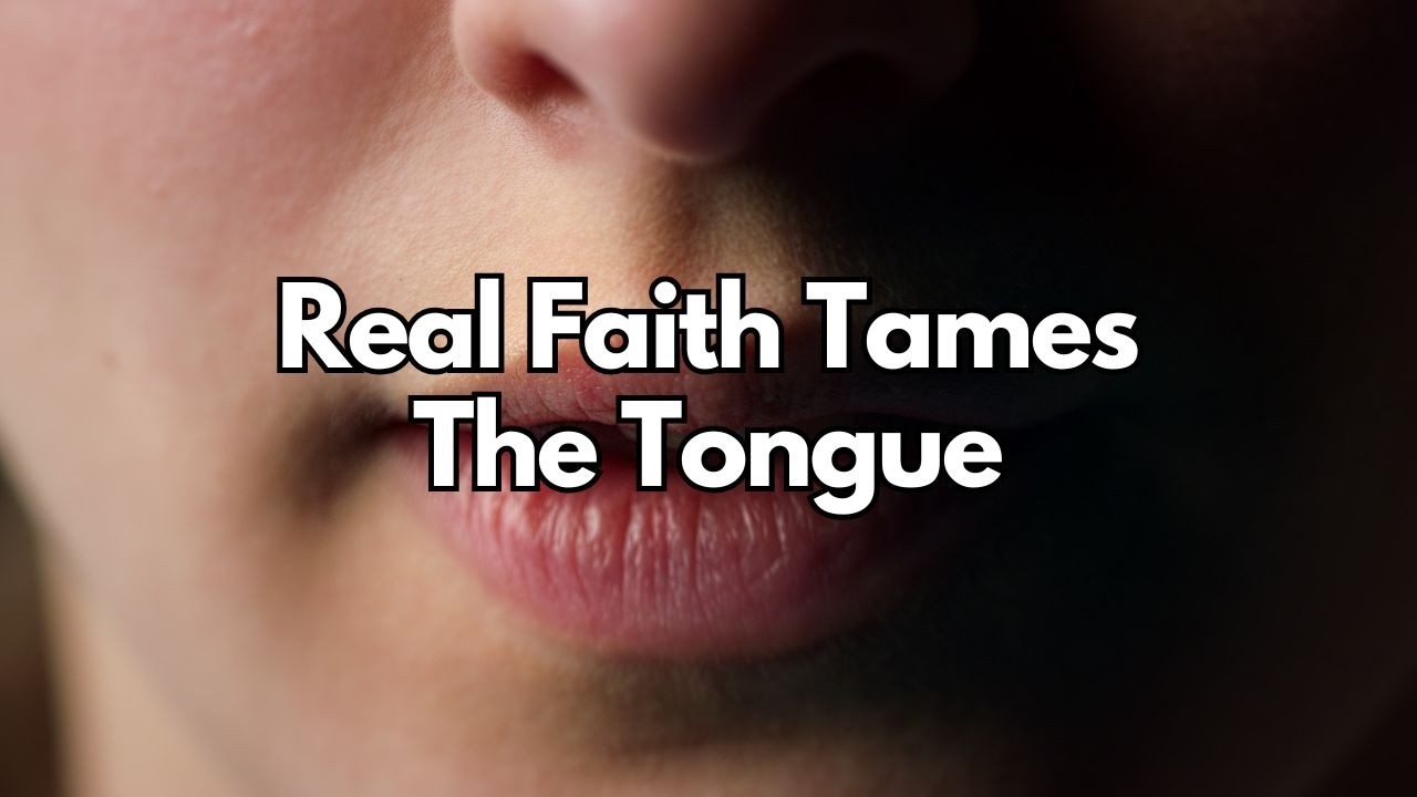 Real Faith Tames The Tongue - Proverbs 18:21