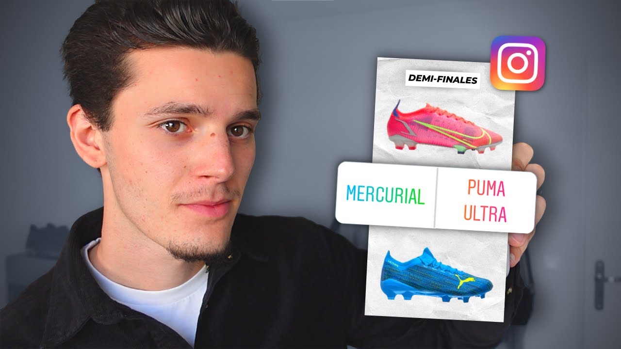 Compétition de la meilleure chaussure de football.