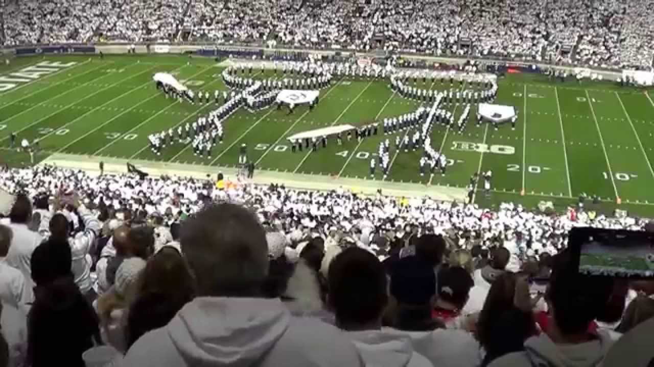 Penn State Blue Band Halftime Show.  Featuring Game of THON. October 25, 2014.