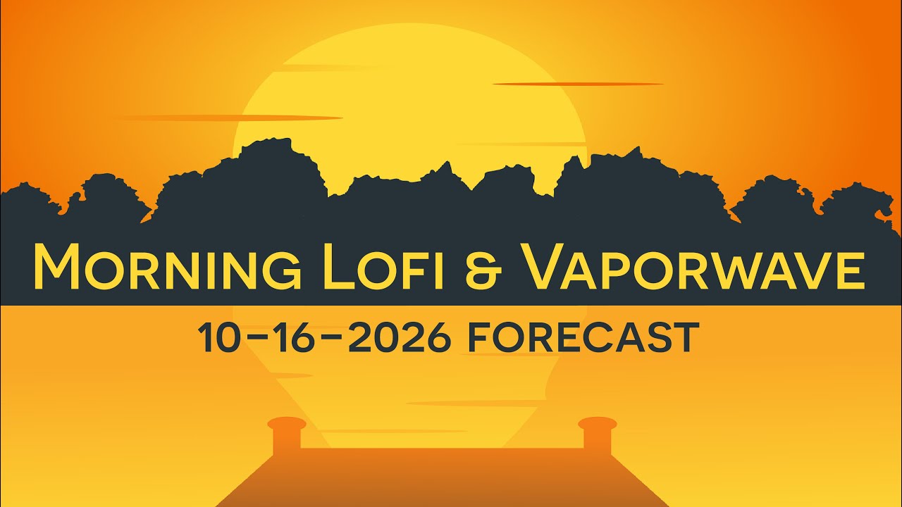 Lofi & Vaporwave Morning Weather Report - Sunrise Set 10-16-2026