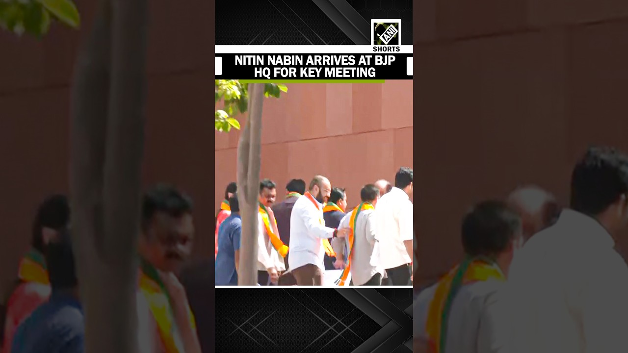 Nitin Nabin at BJP HQ for meeting on youth issues, party's dialogue strategy with youngsters
