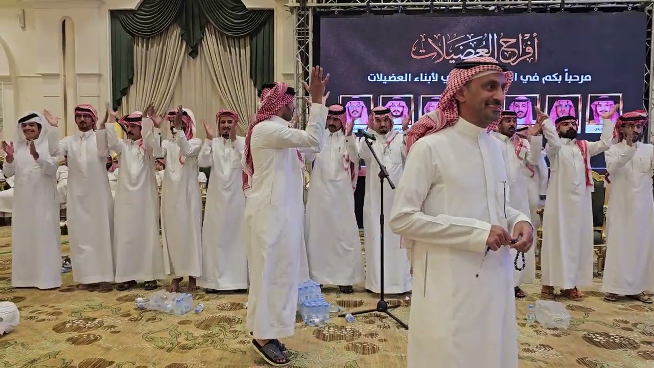 تركي الميزاني عبدالله بن عتقان فهد العازمي ابراهيم الشيخي حفلة الرياض 1446/4/1