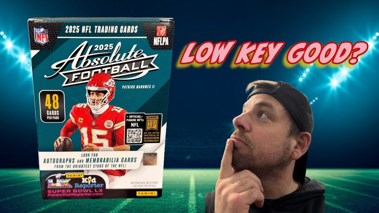 Another Hit out of these blasters!!(2025 absolute football blaster)
