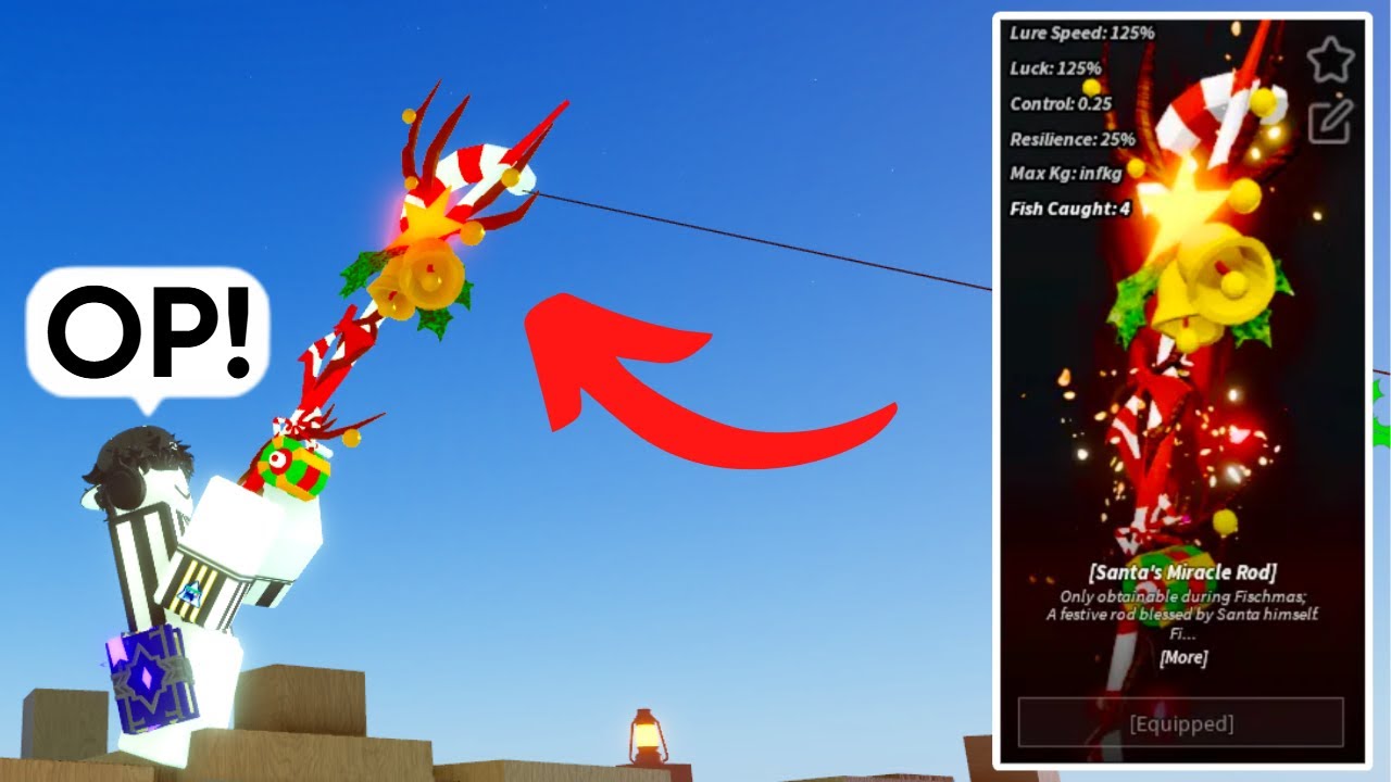 OBTAINING THE NEW SANTA'S MIRACLE ROD In Fisch!