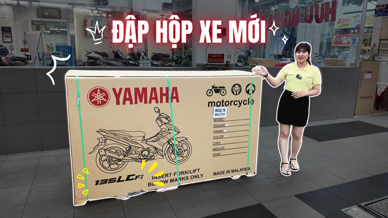 Đập thùng giao cho anh khách VIP - Yamaha LC135 Fi nhập khẩu Malaysia ngay tại TP Mỹ Tho