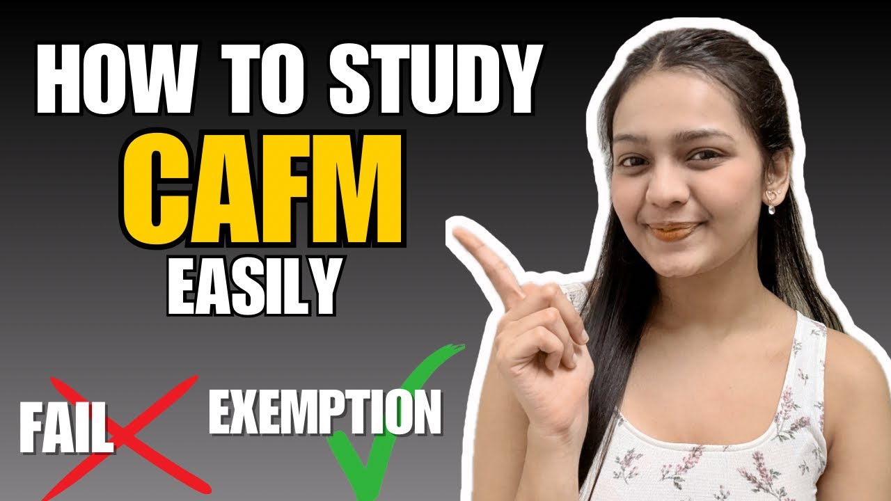 CAFM Subject Strategy for CS Executive | Score 60+ Marks 