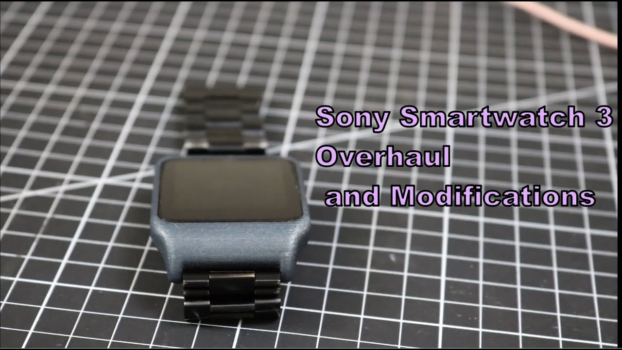 My Sony Smartwatch 3 Overhaul and Modifications (3D Printed Case, NFC, Battery+, Custom ROM)