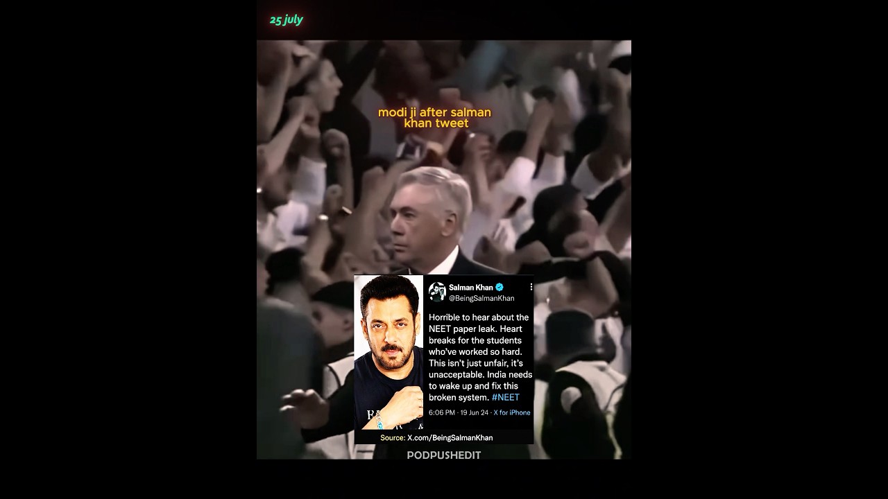 Salman khan tweet post to supporting students 🗿🔥| #bollywood #protest #genz #viral