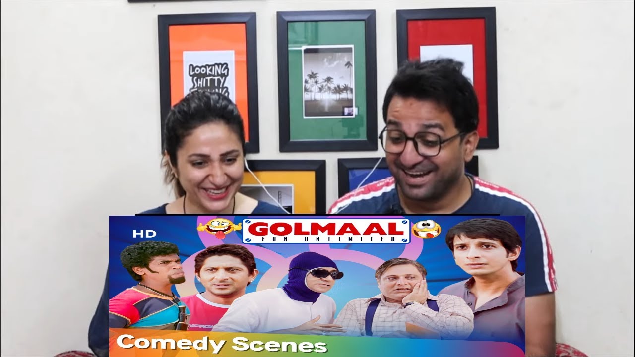 Pakistani Reacts to Comedy Scenes - Golmaal - Fun - Unlimited
