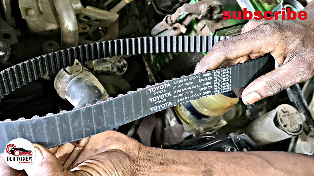 Toyota Innova timing belt replacement..