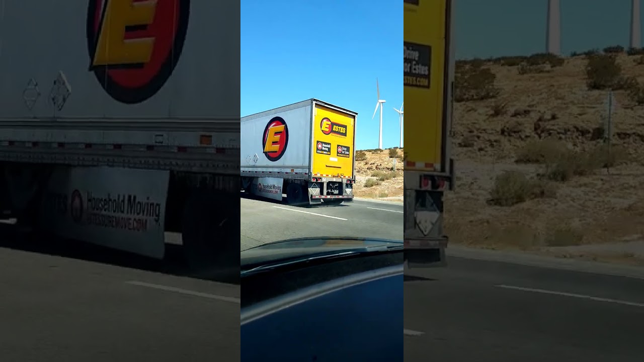 Driving from Coachella Valley California to Los Angeles Proper