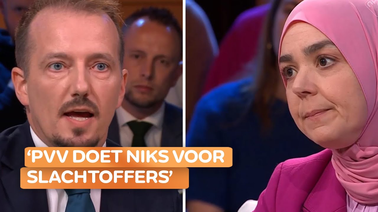 Stöteler (PVV) en Lahlah (GL-PvdA) clashen tijdens WNL-debat