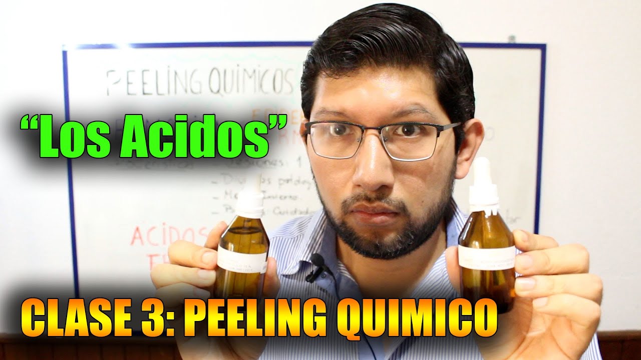 ✅ 3era CLASE: Los Peeling químicos - ÁCIDO GLICÓLICO; ÁCIDOS FRUTALES 🍋🍊 (peeling facial)