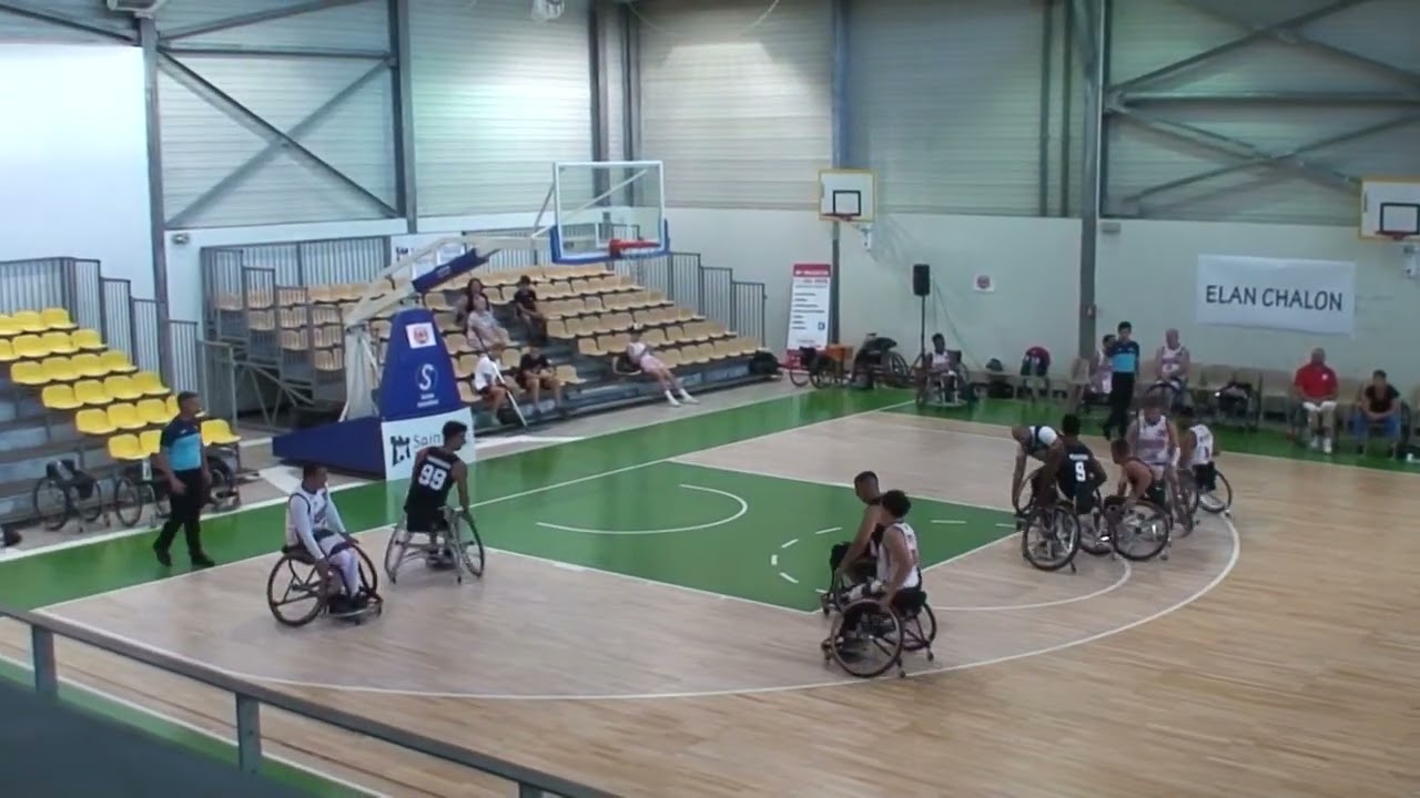 BASKET FAUTEUIL ELITE NATIONALE : MATCH AMICAL - CHALON VS HORNETS LE CANNET 31-08-2024