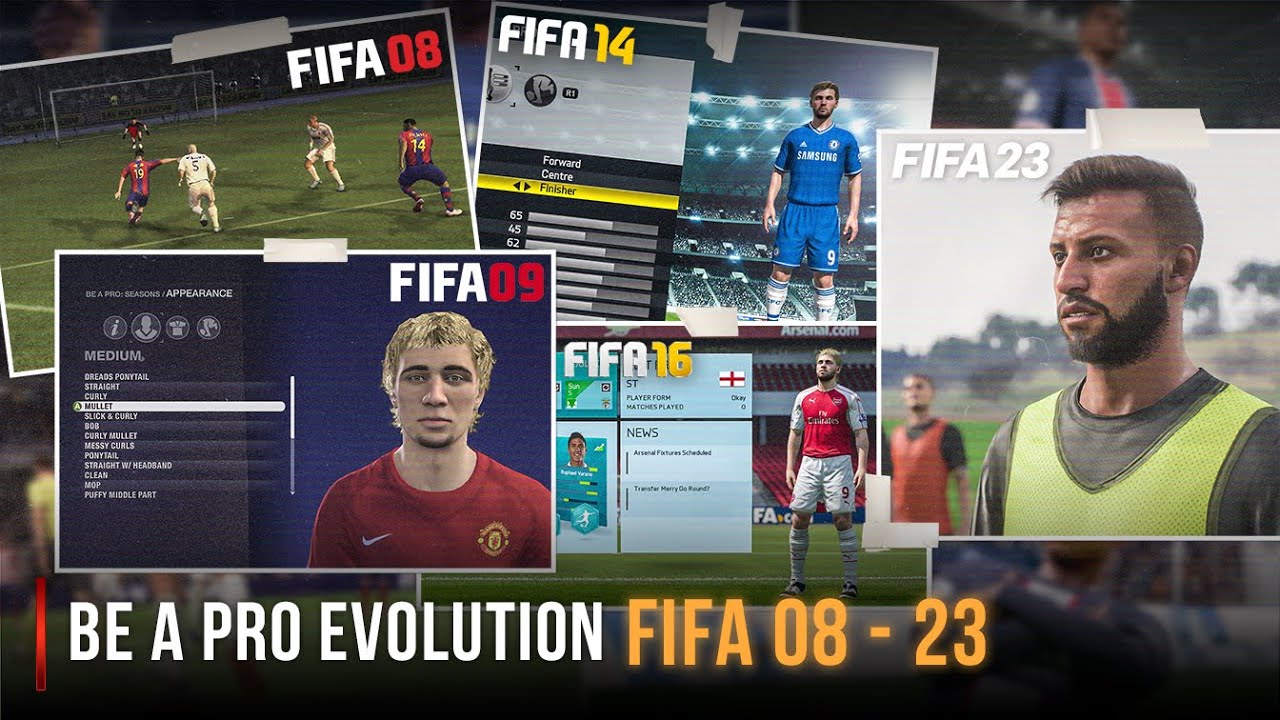 Be A Pro Evolution In FIFA | 2008 - 2023 |