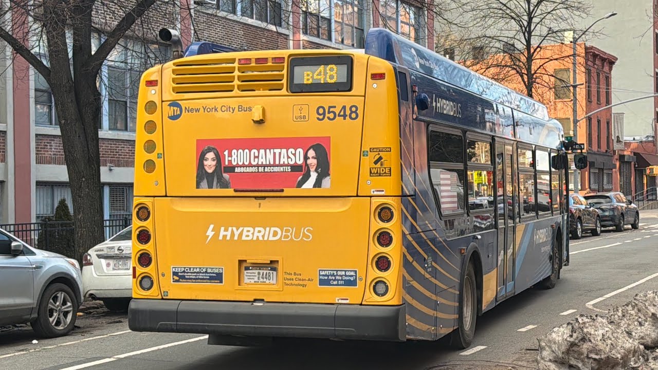 MTA NYC Bus Ride 2022 New Flyer XDE40 Xcelsior #9548 to the Classon Ave station Part 2