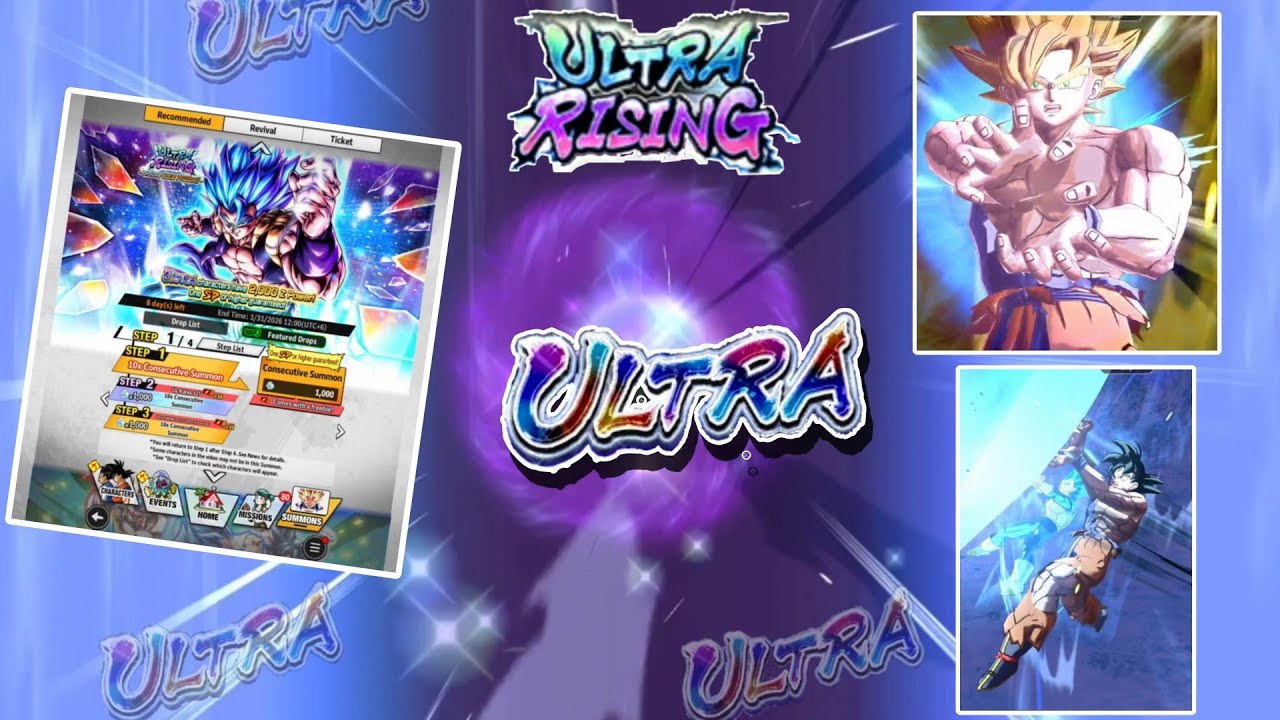 Ultra Gogeta Blue Banner Summoning | Landscape Summon | Dragon Ball Legends 