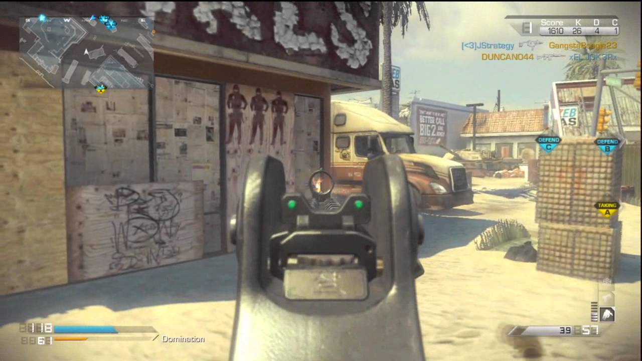 Call of Duty:Ghosts Trying out the game and rushing