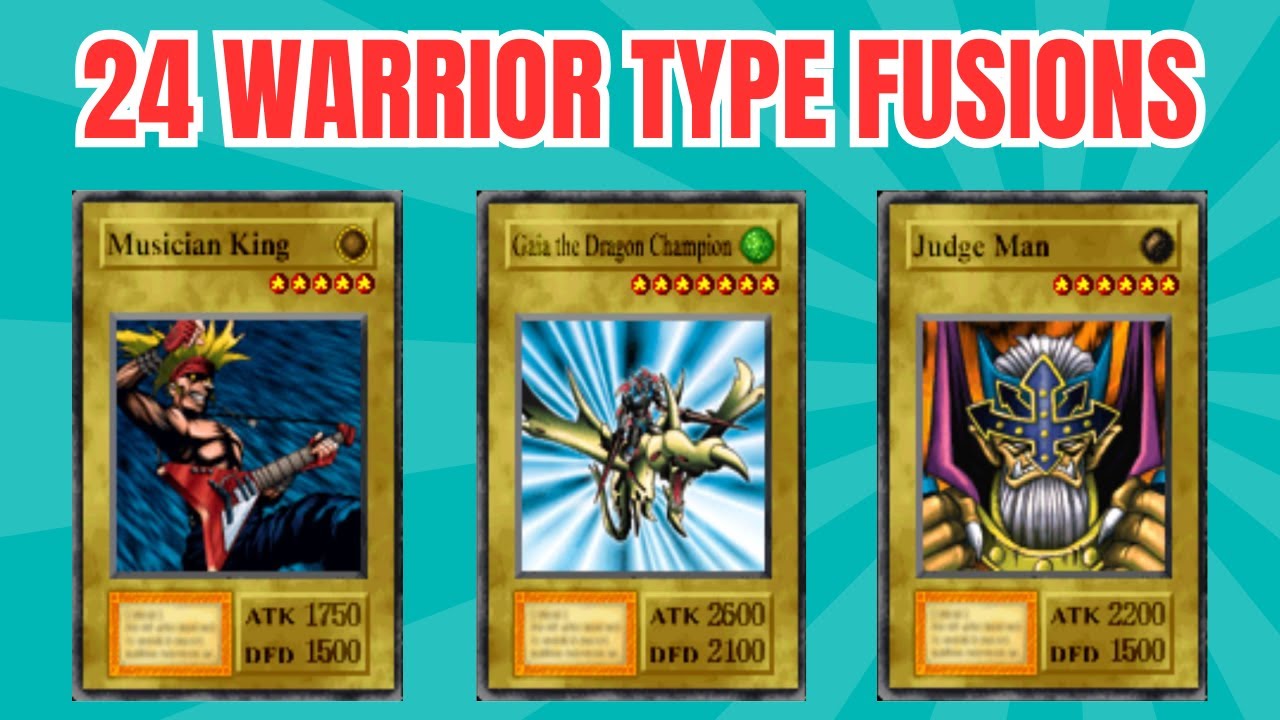 24 Warrior Type Fusions - Yu-Gi-Oh! Forbidden Memories
