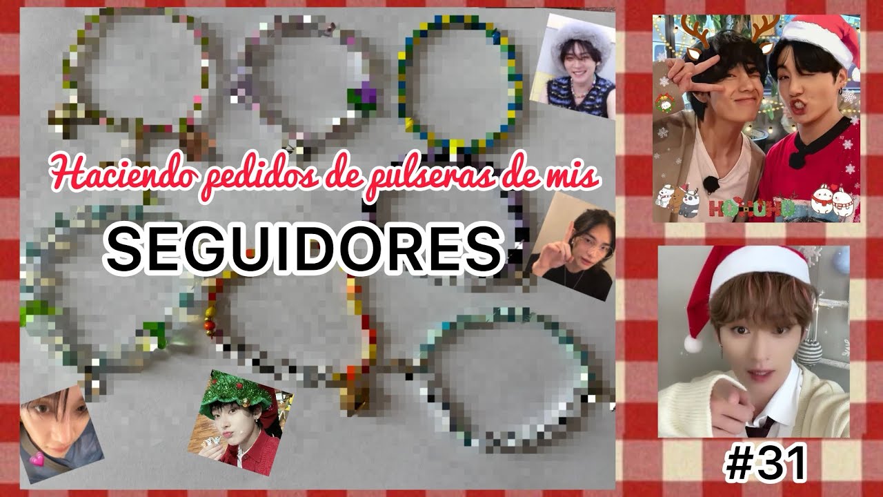 🎄31. Haciendo los pedidos de pulseras de mis seguidores 🫶🏼✨